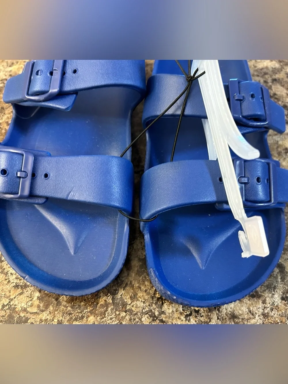 Cat & Jack Kids Noa Blown EVA Footbed Sandals blue Size 4